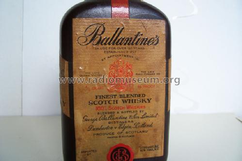 Ballantine's Bottle 8 transistor; Caltrade Mfg. & (ID = 745104) Radio