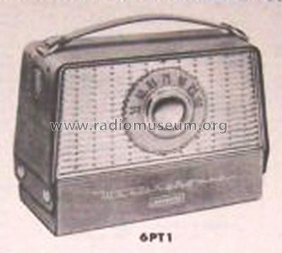 Transistor 6PT1; Canadian (ID = 1525297) Radio