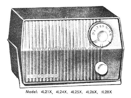 4L28X Ch= 4L2X; Canadian Admiral Co. (ID = 2254886) Radio