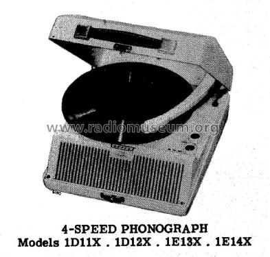 Record Player 1E14X Ch= 1D1X; Canadian Admiral Co. (ID = 2757583) Reg-Riprod