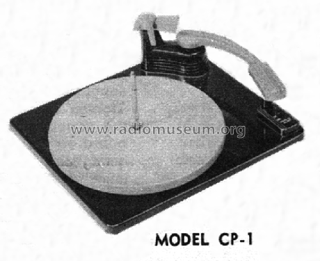 Automatic Record Changer CP1; Canadian General (ID = 2182204) R-Player