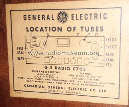 C703 ; Canadian General (ID = 2591096) Radio