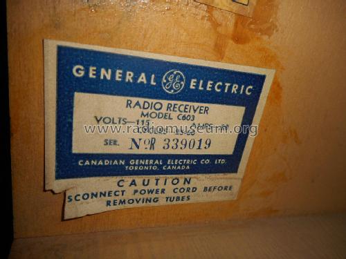 C-603 ; Canadian General (ID = 2408560) Radio