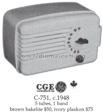 C-751 ; Canadian General (ID = 1414577) Radio