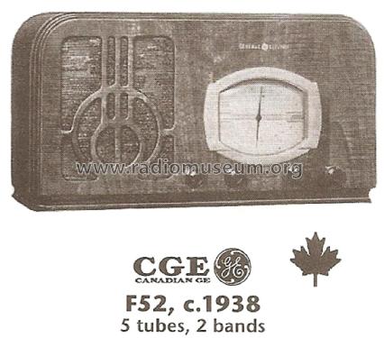 F52 ; Canadian General (ID = 1759243) Radio