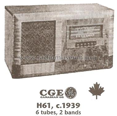 H61 ; Canadian General (ID = 1759259) Radio