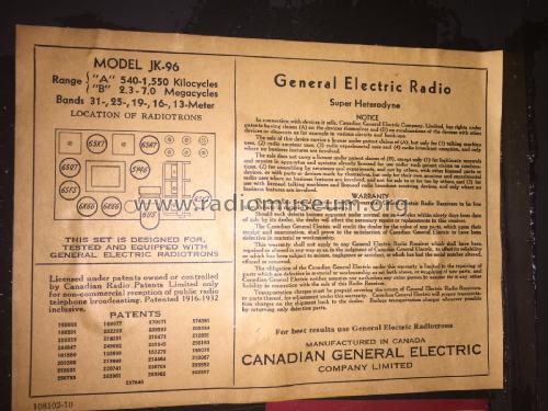 JK96 ; Canadian General (ID = 2084090) Radio