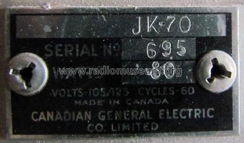 JK-70 ; Canadian General (ID = 1086030) Radio