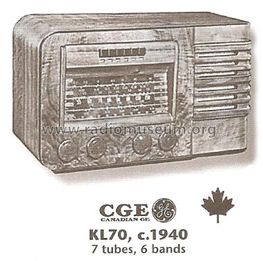 KL-70 ; Canadian General (ID = 1759488) Radio