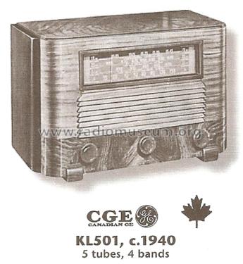 KL-501 ; Canadian General (ID = 1760464) Radio