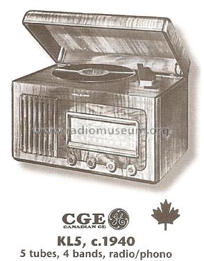 KL-5 ; Canadian General (ID = 1759261) Radio