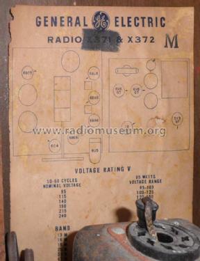 X371, X372; Canadian General (ID = 1447420) Radio
