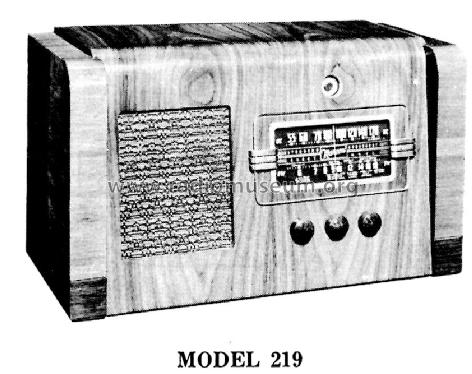 219 ; Canadian Marconi Co. (ID = 1186009) Radio