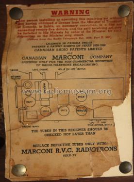 219 ; Canadian Marconi Co. (ID = 1664620) Radio