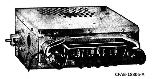 CFAB-18805-A ; Canadian Marconi Co. (ID = 2321953) Car Radio