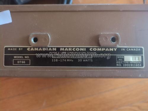 Marcom II DT66; Canadian Marconi Co. (ID = 3114124) Commercial TRX