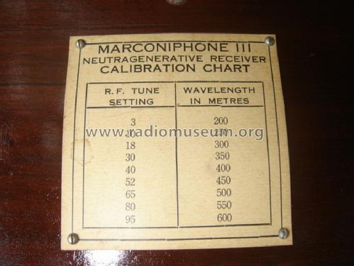 Marconiphone III ; Canadian Marconi Co. (ID = 1032618) Radio