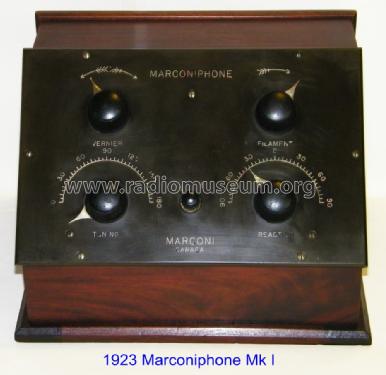Marconiphone MK I; Canadian Marconi Co. (ID = 1013469) Radio