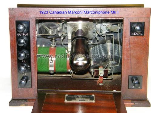 Marconiphone MK I; Canadian Marconi Co. (ID = 1013472) Radio