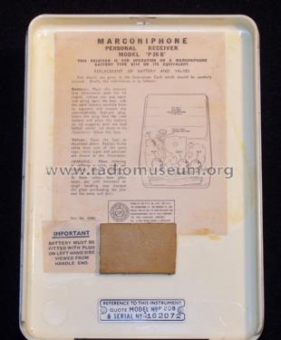 Marconiphone P20B; Canadian Marconi Co. (ID = 1643602) Radio