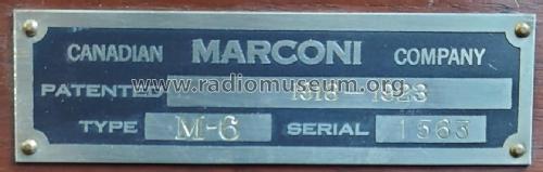 Marconiphone VI M-6; Canadian Marconi Co. (ID = 2870306) Radio