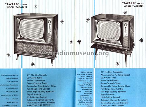 TV-302T21 ; Canadian Marconi Co. (ID = 1538706) Fernseh-E