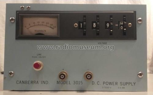 D.C. Power Supply Model 3015; Canberra Industries; (ID = 2974953) Equipment