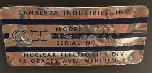 D.C. Power Supply Model 3015; Canberra Industries; (ID = 2974957) Equipment