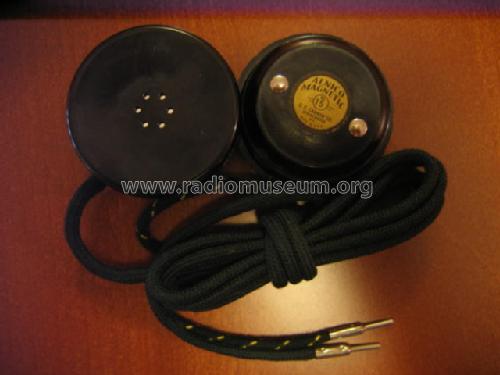 Alnico Magnetic No15 Radio Headset; Cannon, C.F.,Co., (ID = 618781) Parleur