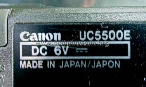 Camcorder UC5500; Canon Inc.; Tokyo (ID = 2957495) R-Player