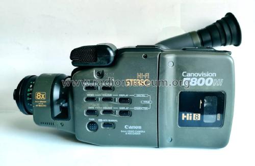 Canovision Hi8 Video Camera Recorder Camcorder E800 Hi E; Canon Inc.; Tokyo (ID = 3105322) R-Player