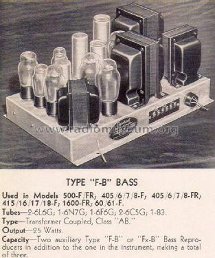 400F DeLuxe series & 1600F De Luxe plain cabinet general, samples & unknown; Capehart Corp.; Fort (ID = 1343312) Radio
