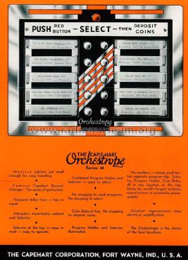 Orchestrope M1W ; Capehart Corp.; Fort (ID = 1354935) Reg-Riprod