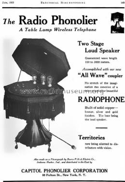 Radio Phonolier 3-Tube ; Capitol Phonolier (ID = 1605973) Radio