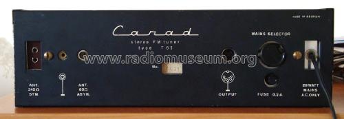 FM Tuner T61; Carad; Kuurne (ID = 1088591) Radio