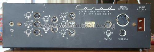 Stereo Mixer EMI69; Carad; Kuurne (ID = 1109464) Ampl/Mixer