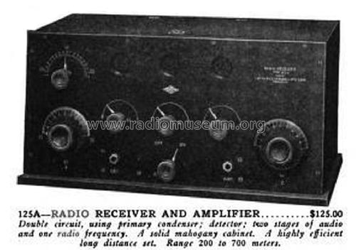 Radio Receiver 125A; Cardwell Mfg. Corp., (ID = 1249920) Radio