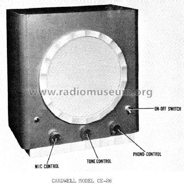 Cardwell CE-26 ; Cardwell Mfg. Corp., (ID = 627695) Verst/Mix