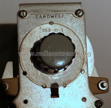 Variable Condenser 153-11-1; Cardwell Mfg. Corp., (ID = 2662449) Radio part