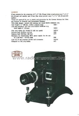 Ikon Aviso II; Zeiss Ikon AG; (ID = 2960662) Reg-Riprod