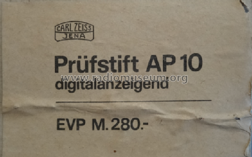 Prüfstift, digitalanzeigend AP1/AP10; Carl Zeiss Jena, VEB (ID = 2287323) Equipment