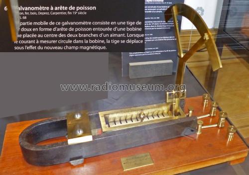 Galvanomètre à arête de poisson ; Carpentier, Jules - (ID = 1908309) Equipment