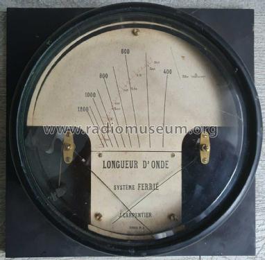 Ondemètre Système Ferrié à 2 aguilles ; Carpentier, Jules - (ID = 2648731) Equipment