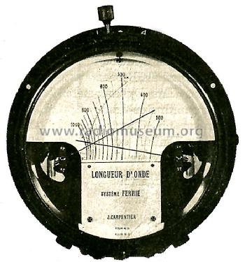 Ondemètre Système Ferrié à 2 aguilles ; Carpentier, Jules - (ID = 517591) Equipment