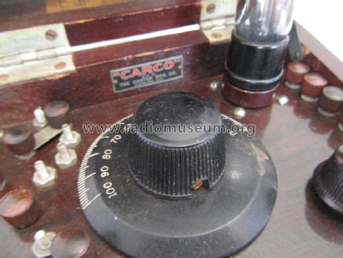 Carco 1-Tube Receiver ; Carter Manufacturing (ID = 1651608) Radio