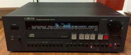 Compact Disc Recorder PDR-10; Carver Corporation; (ID = 2837517) Reg-Riprod