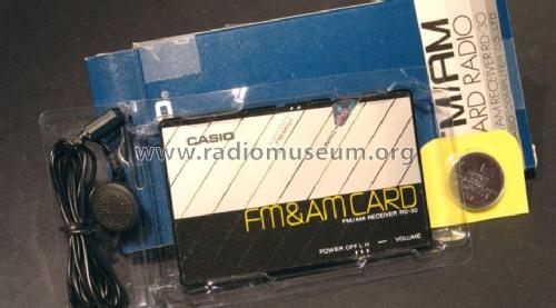 FM/AM Card Receiver RD-30; CASIO Computer Co., (ID = 1984710) Radio