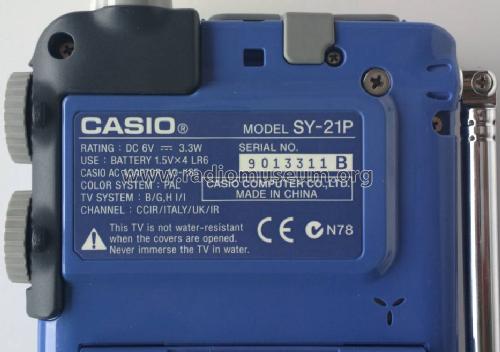 Pocket LCD Colour TV SY-21P; CASIO Computer Co., (ID = 1566379) Televisore