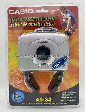 Stereo Cassette Player AS-33; CASIO Computer Co., (ID = 2979883) R-Player