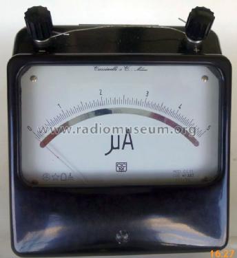 Microammeter CL11; Cassinelli, S.a.s., (ID = 1450060) Equipment